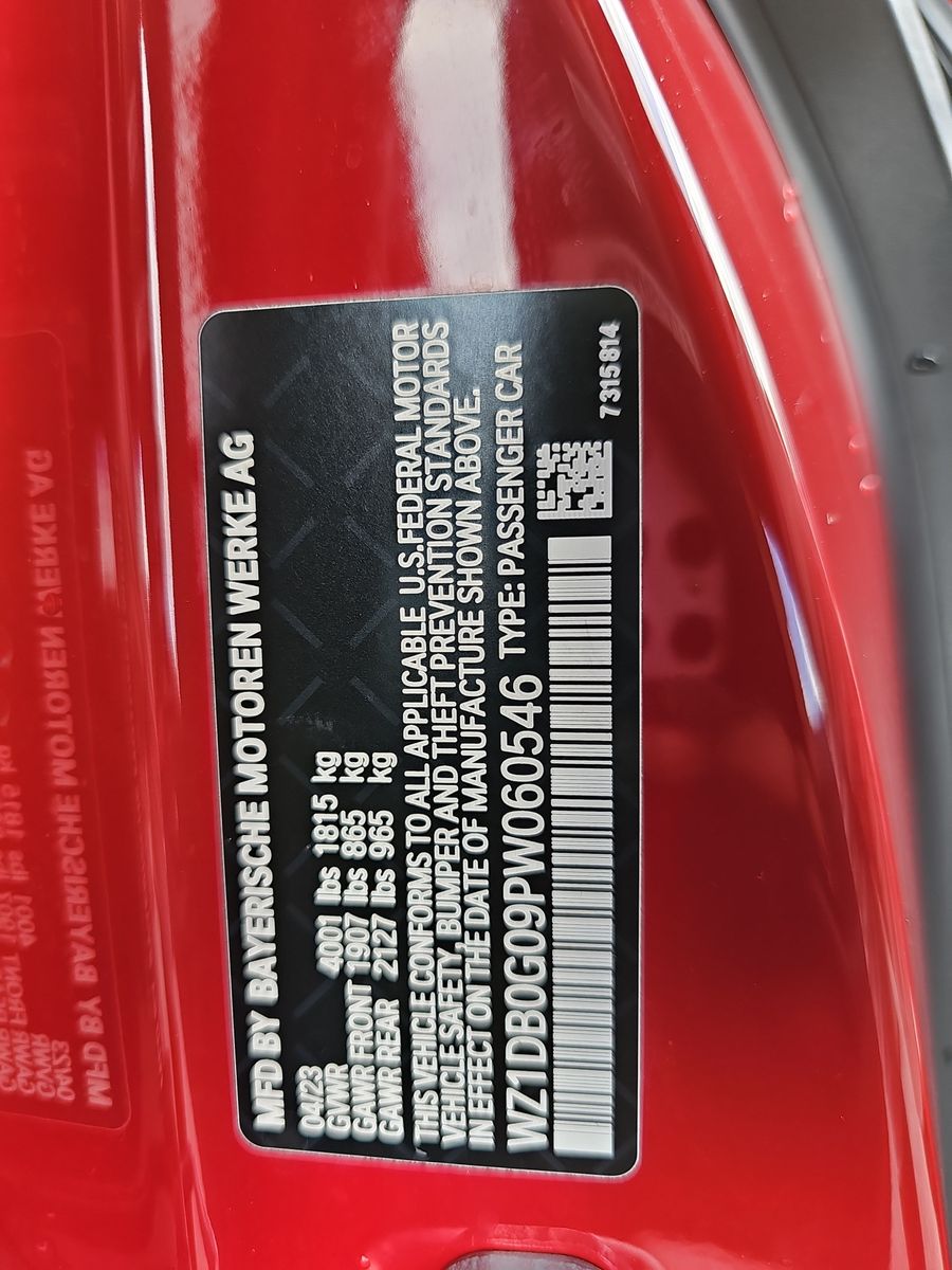 Vehicle - 20240813 2023 Toyota Supra WZ1DB0G09PW060546
