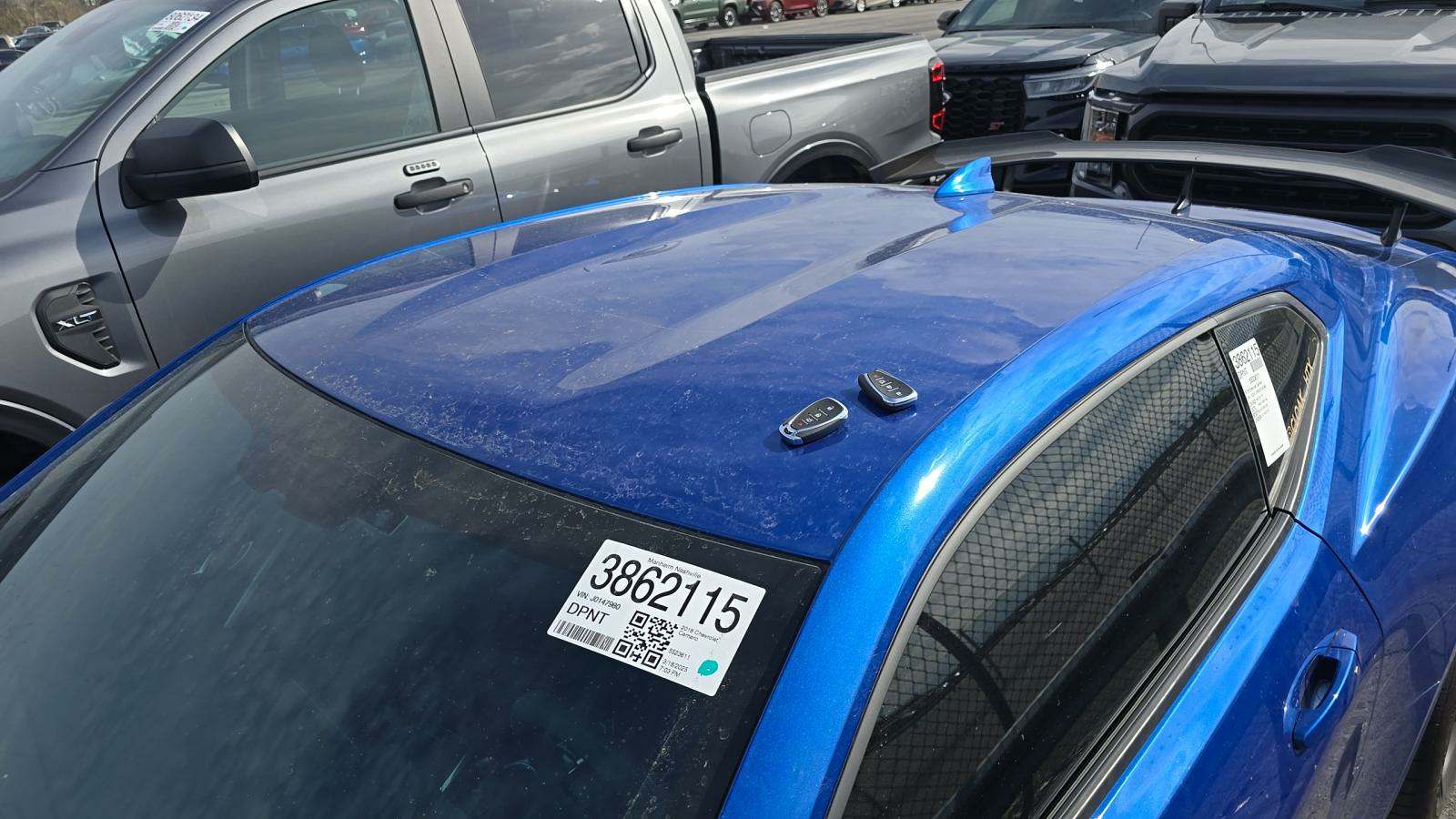 Vehicle - 20250326 2018 Chevrolet Camaro 1G1FJ1R65J0147980 Vehicle - 20250326 2018 Chevrolet Camaro 1G1FJ1R65J0147980